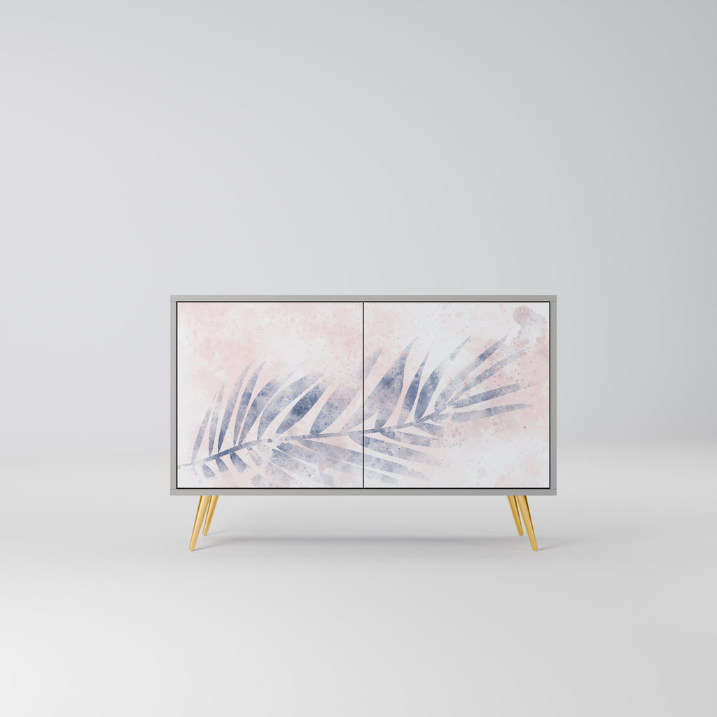 Buffet 2 portes TIMELESS FLOAT en finition grise