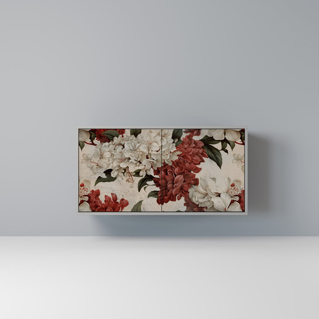 Buffet 2 portes EPHEMERAL DAYS en finition grise