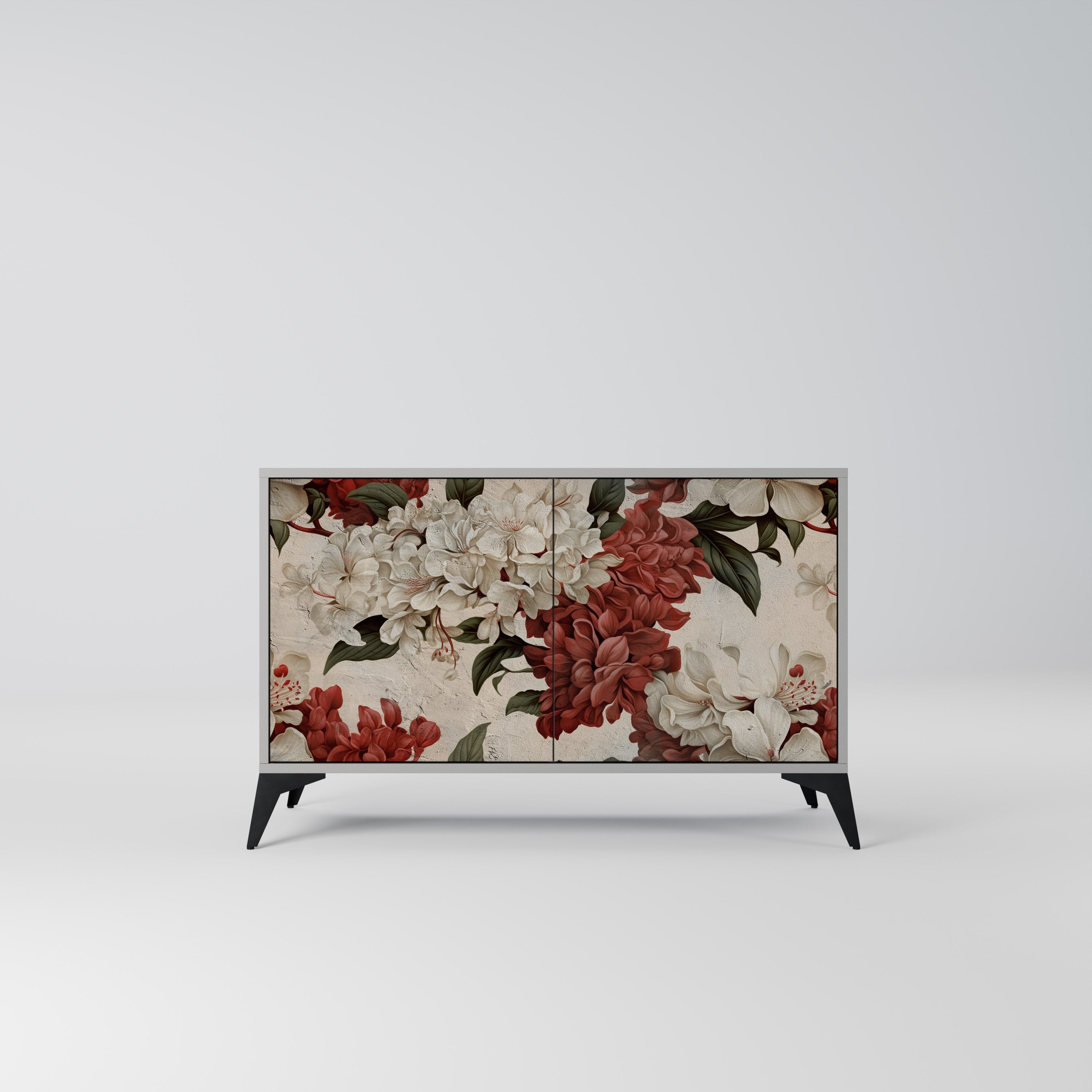 Buffet 2 portes EPHEMERAL DAYS en finition grise