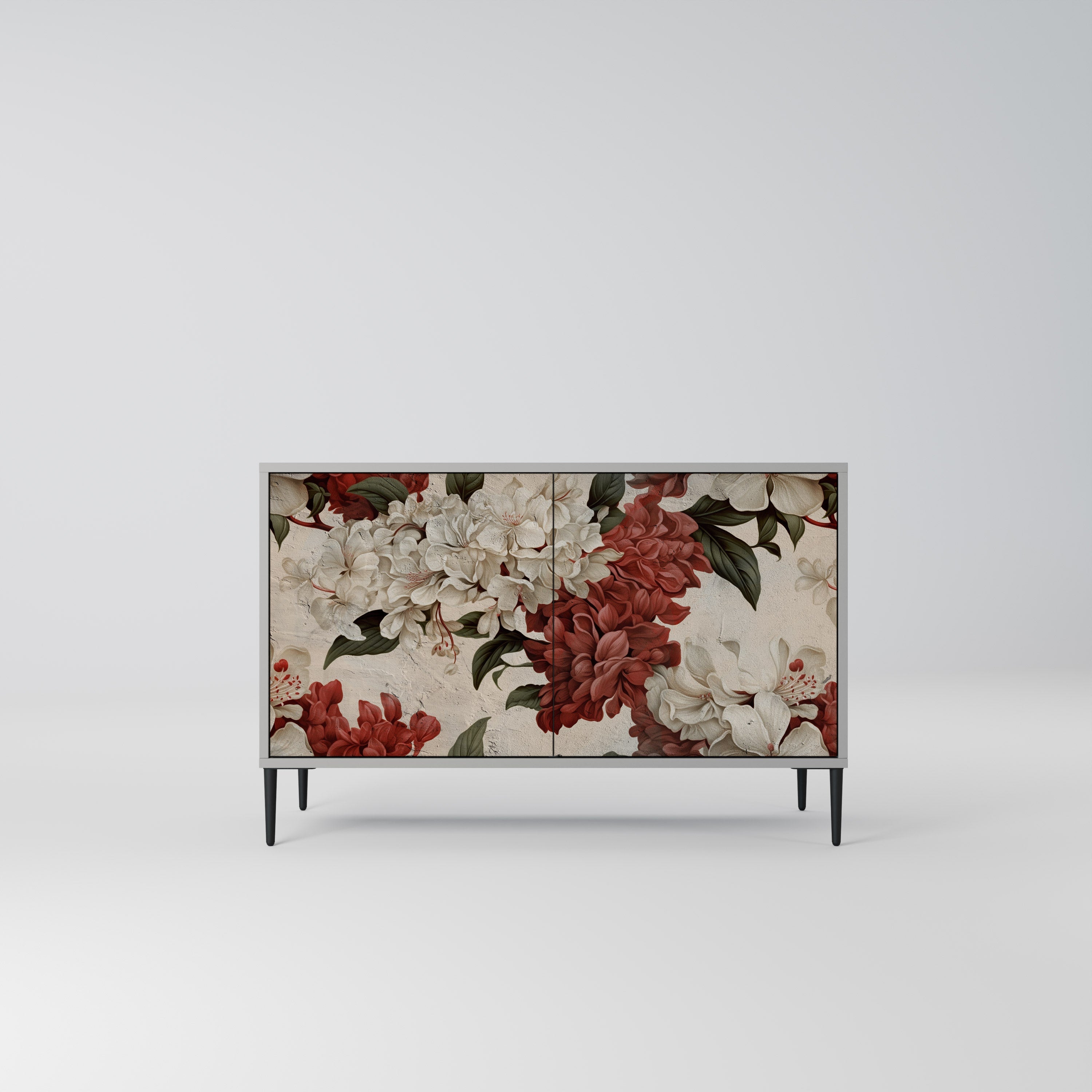 Buffet 2 portes EPHEMERAL DAYS en finition grise