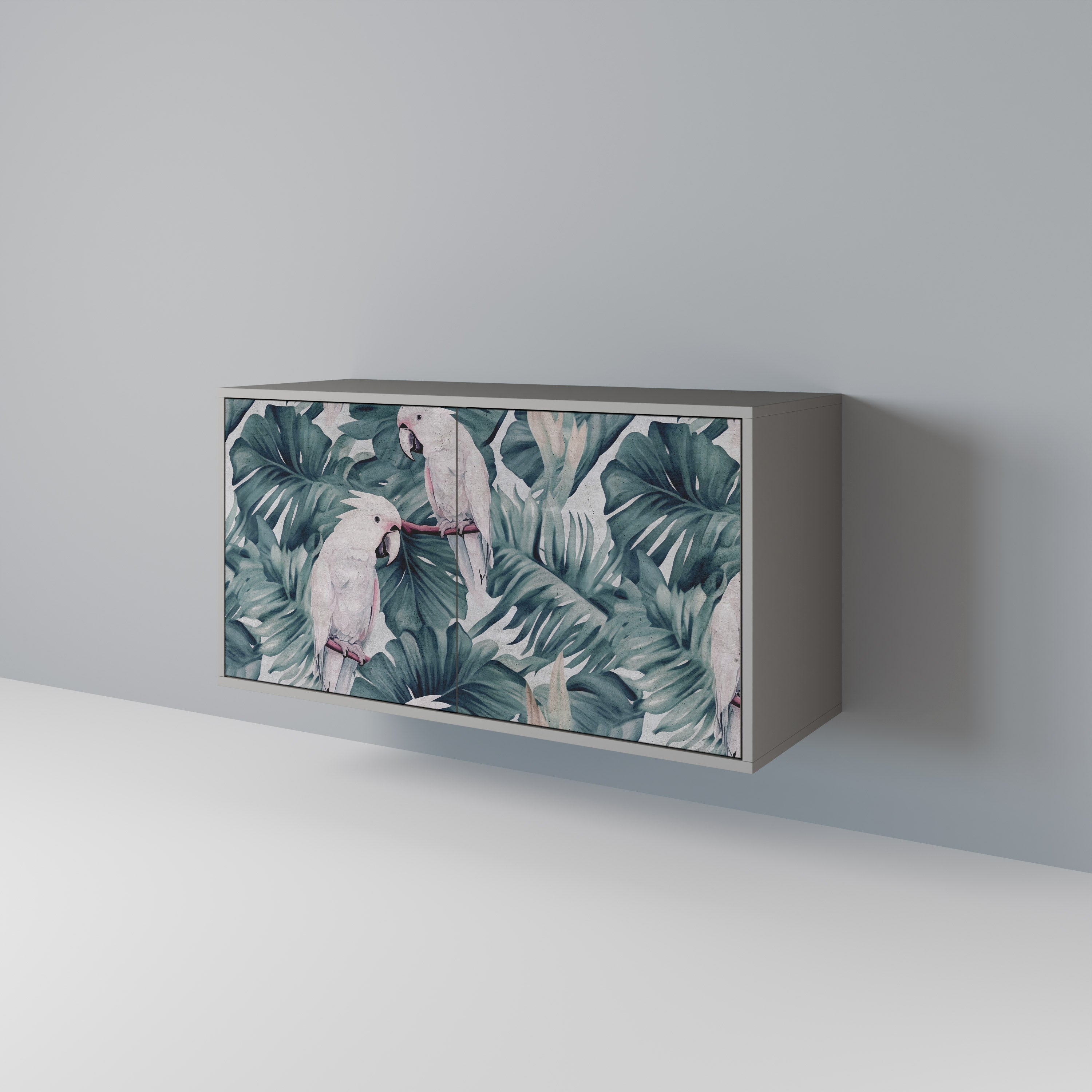 Buffet 2 portes POPINJAY LOOK finition grise