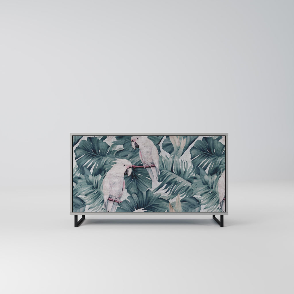 POPINJAY LOOK 2-Door Sideboard in Grey Finish