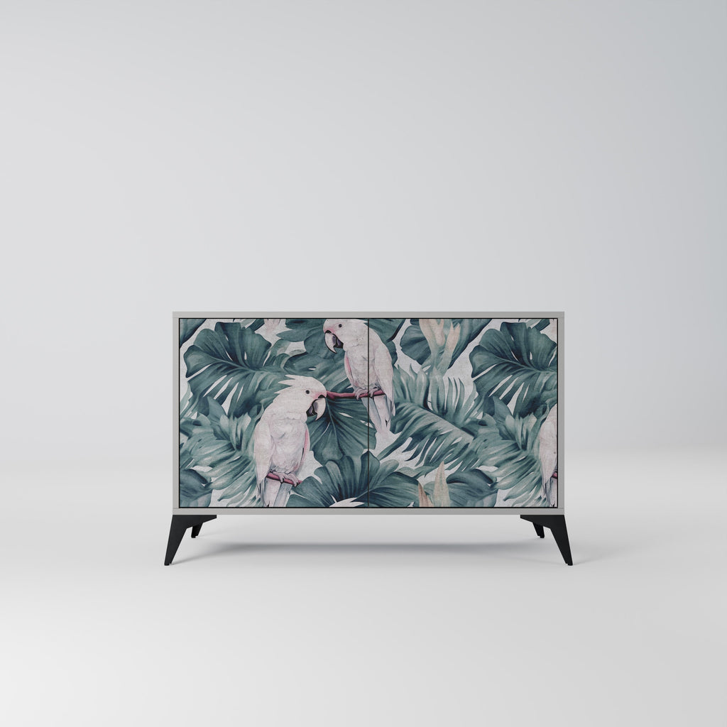 POPINJAY LOOK 2-Door Sideboard in Grey Finish