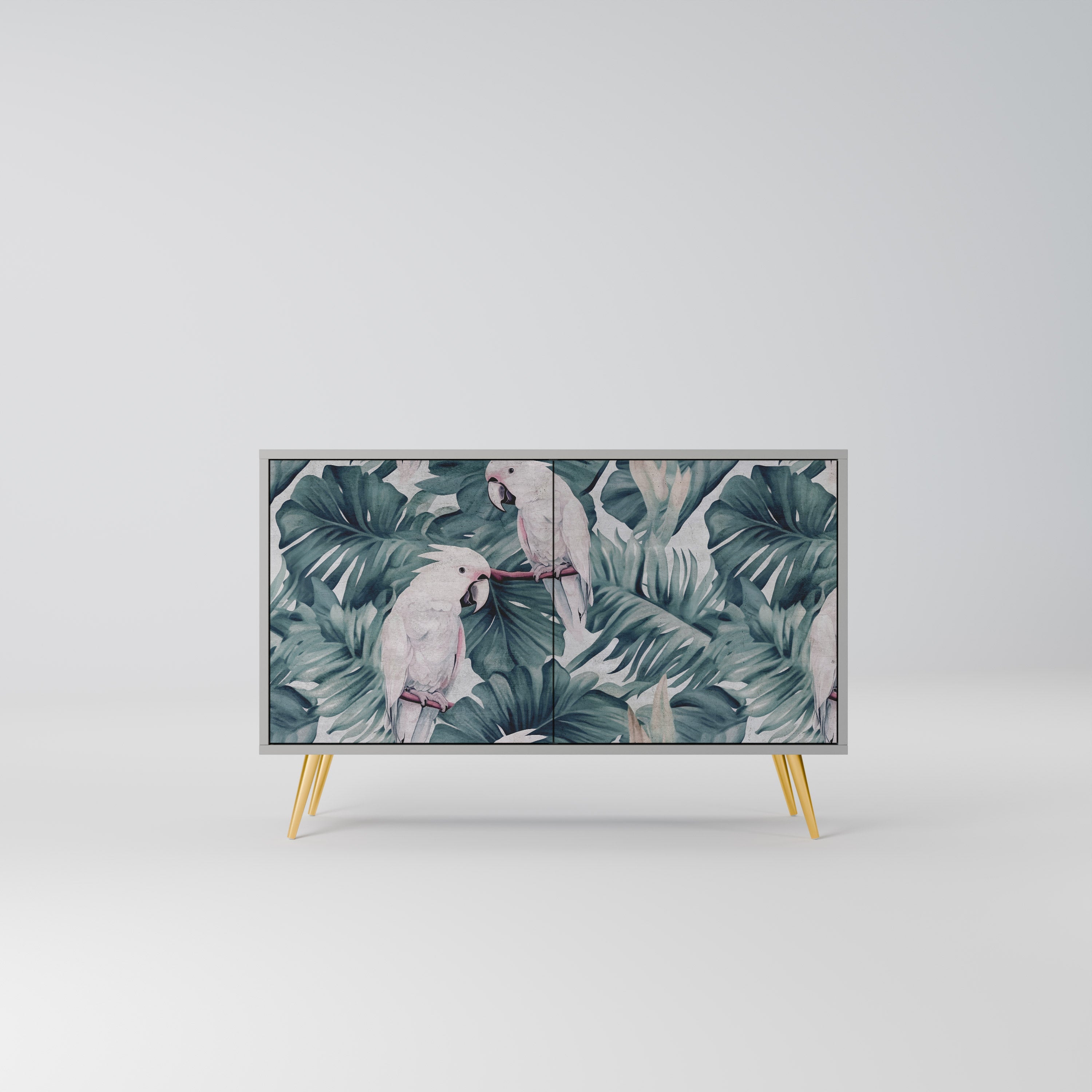 Buffet 2 portes POPINJAY LOOK finition grise