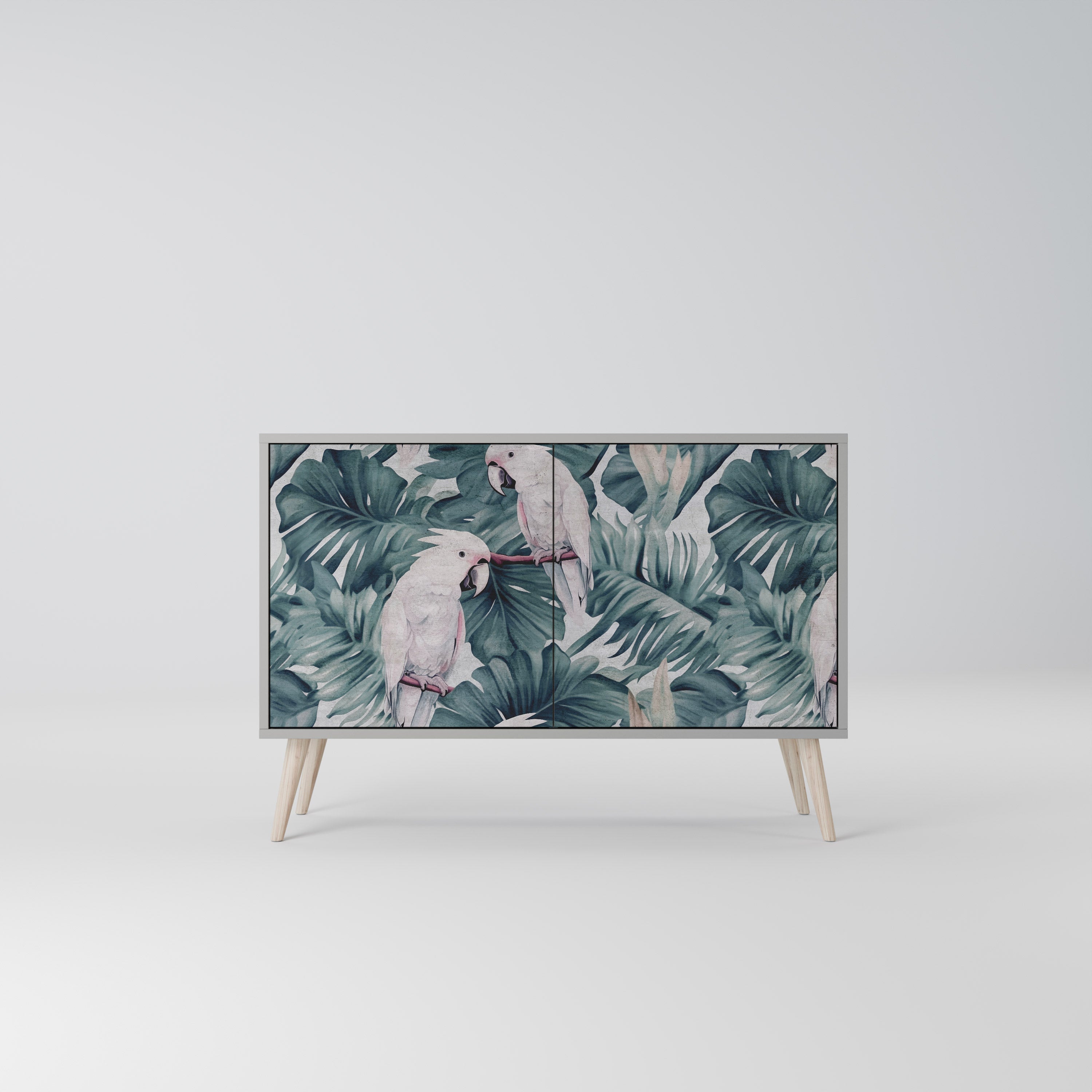 Buffet 2 portes POPINJAY LOOK finition grise