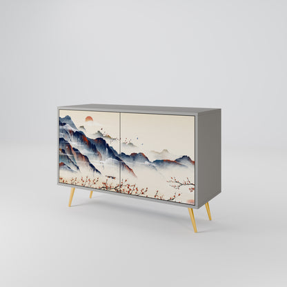 JAPANESE LANDSCAPE 2-Door Sideboard
