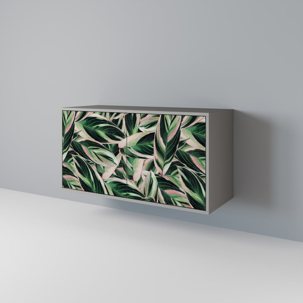 Buffet 2 portes EERIE STROMANTHE en finition grise