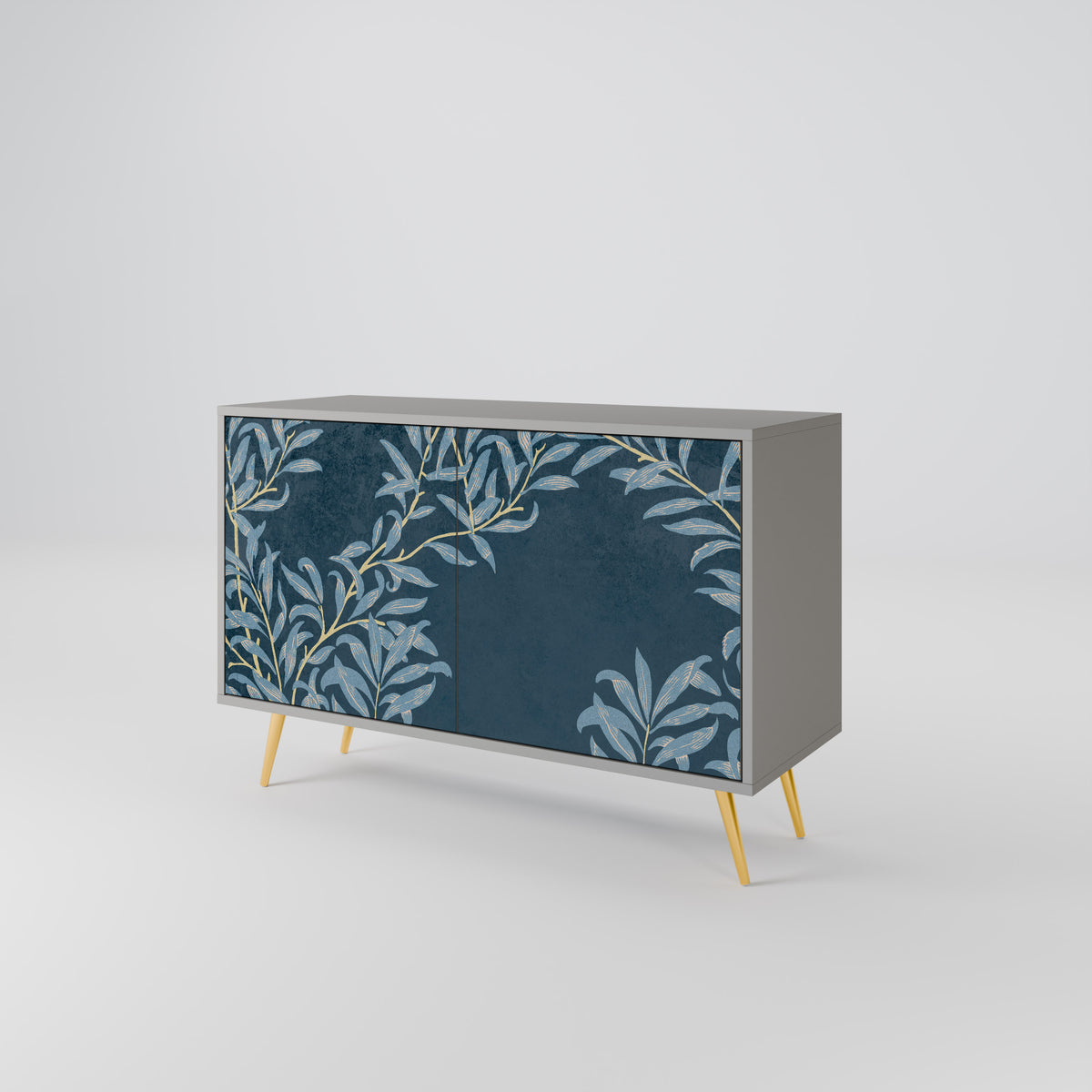 BLUE LEAVES 2-Door Sideboard