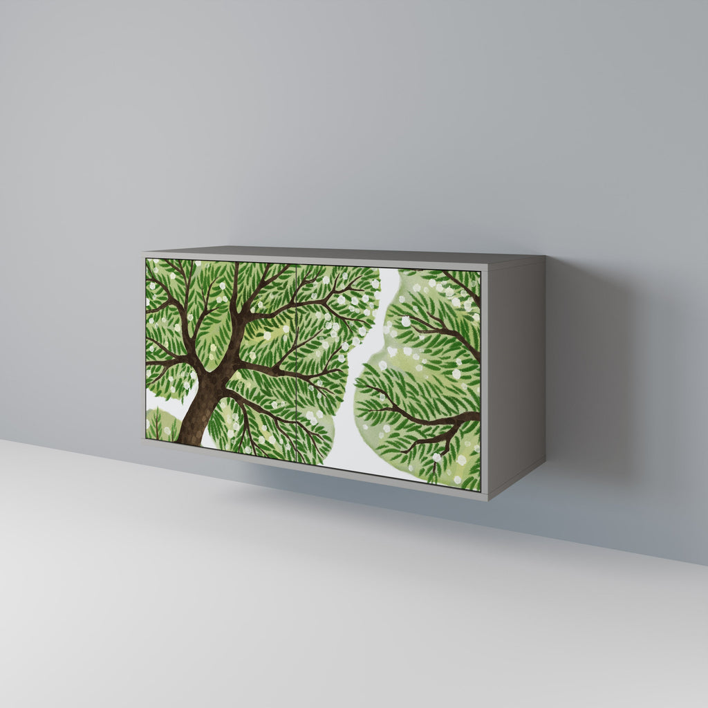 WILDERNESS DASH 2-Door Sideboard in Grey Finish