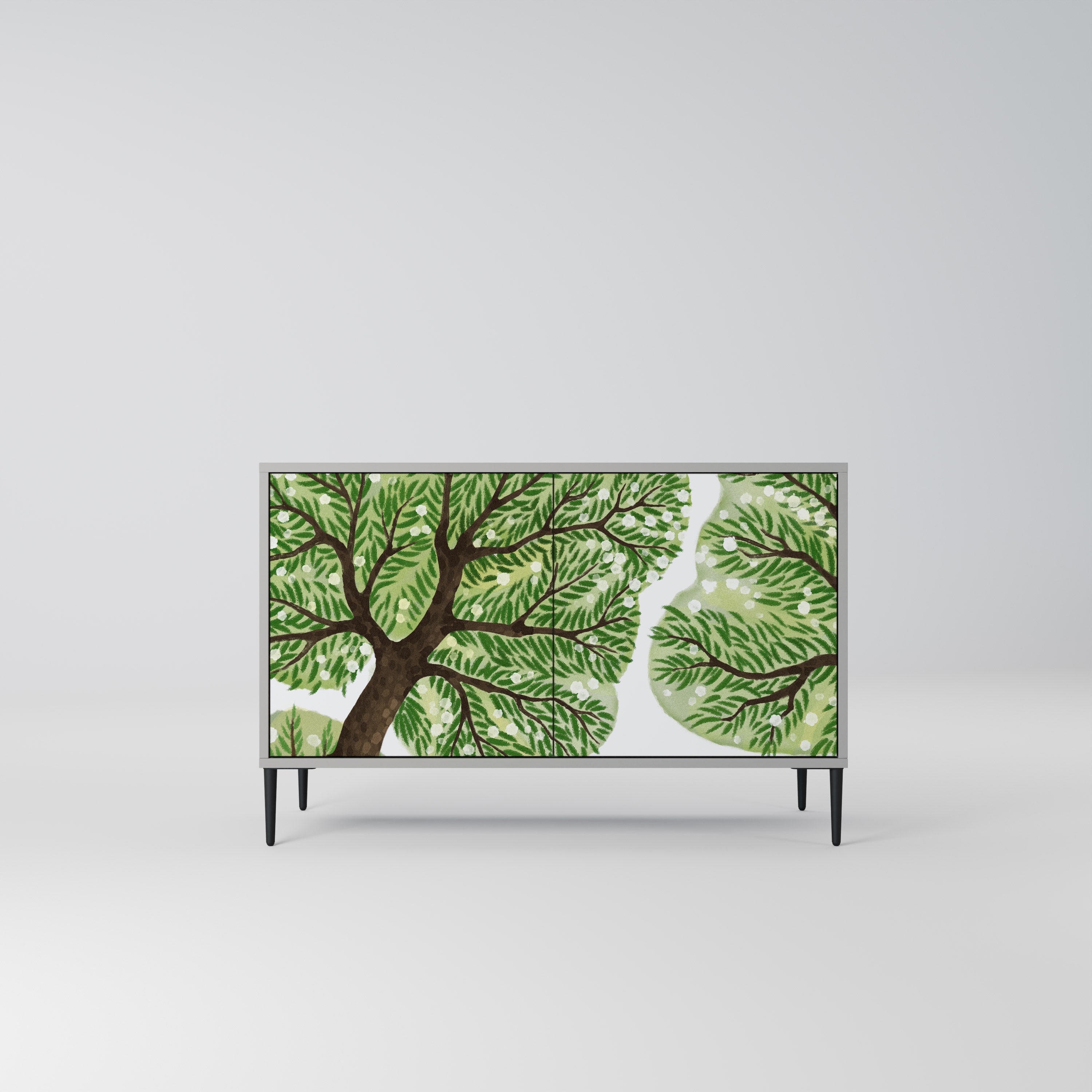 Buffet 2 portes WILDERNESS DASH en finition grise