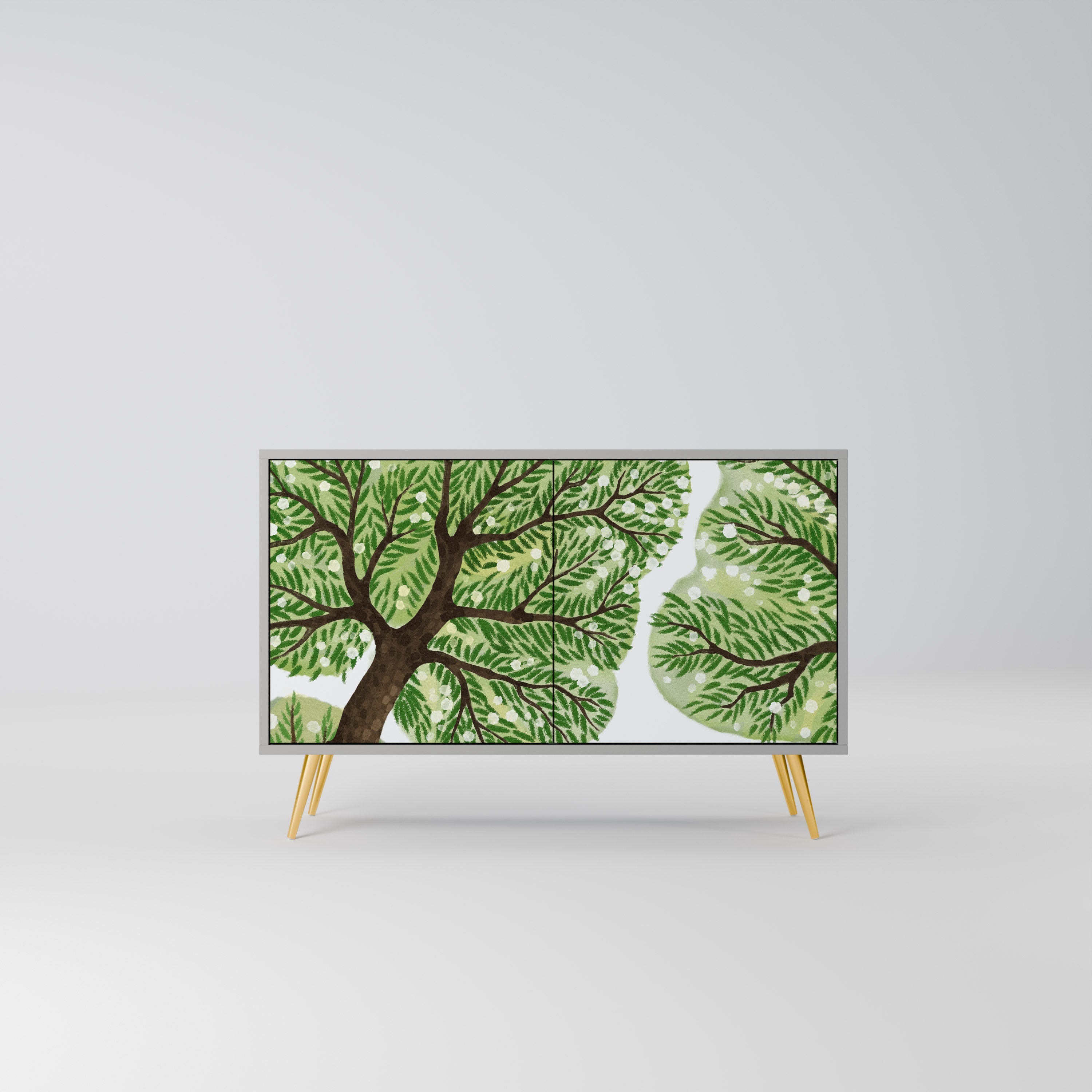 Buffet 2 portes WILDERNESS DASH en finition grise