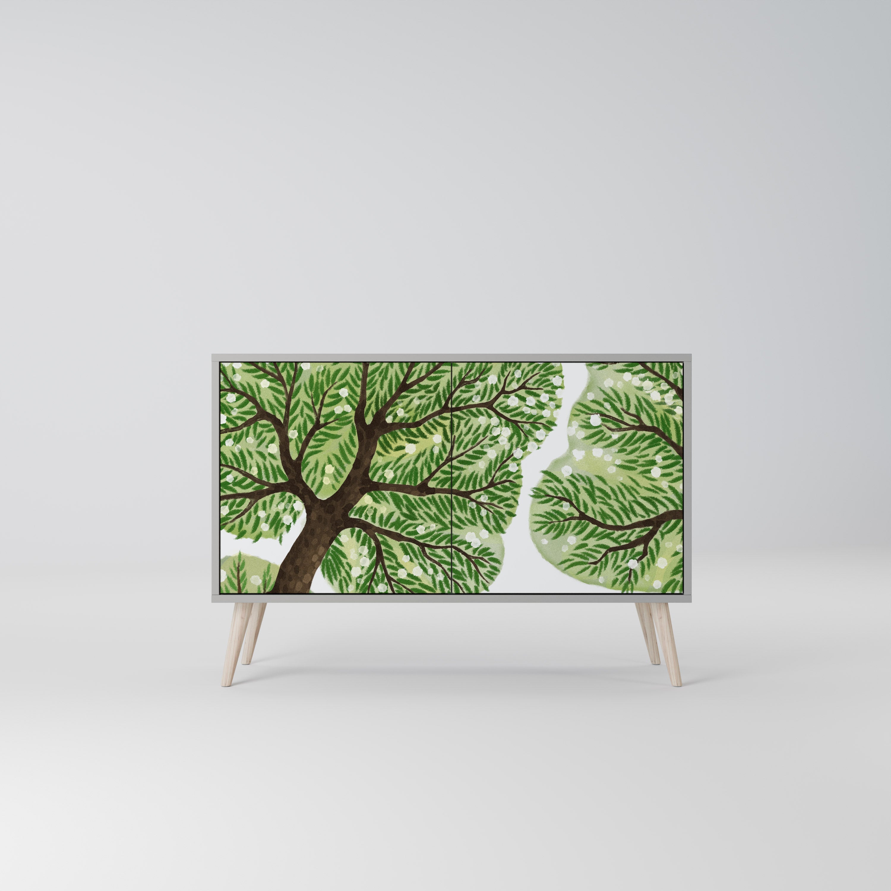 Buffet 2 portes WILDERNESS DASH en finition grise