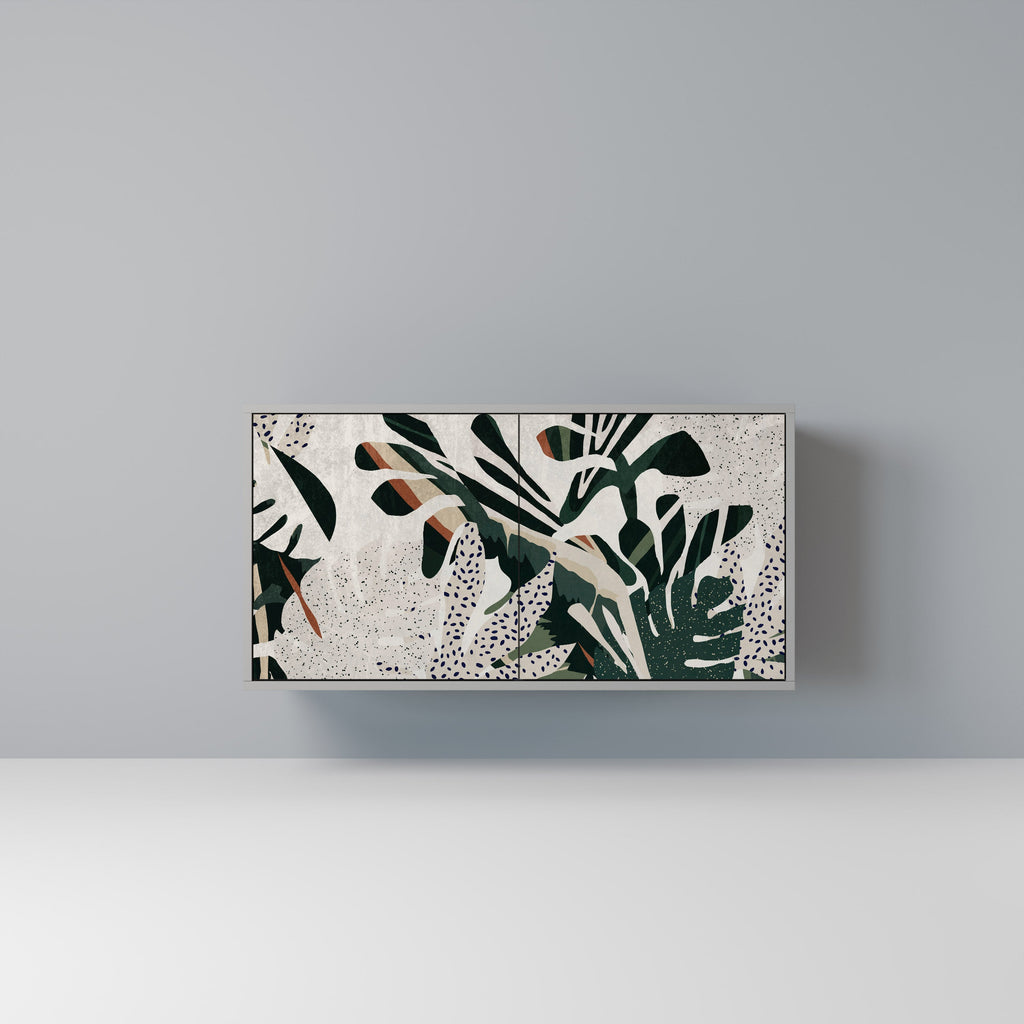 Buffet 2 portes VERDURE FORMATION finition grise