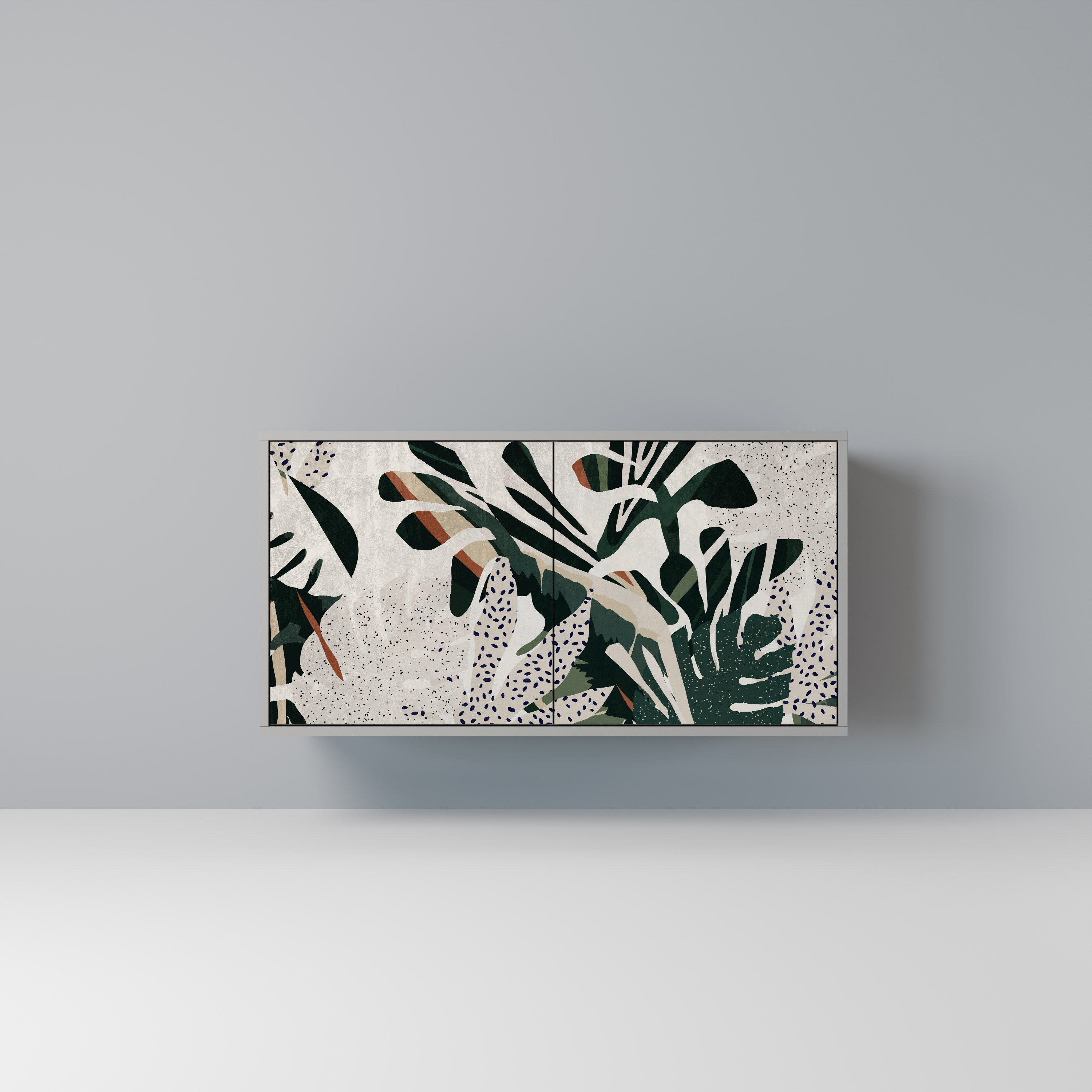 Buffet 2 portes VERDURE FORMATION finition grise