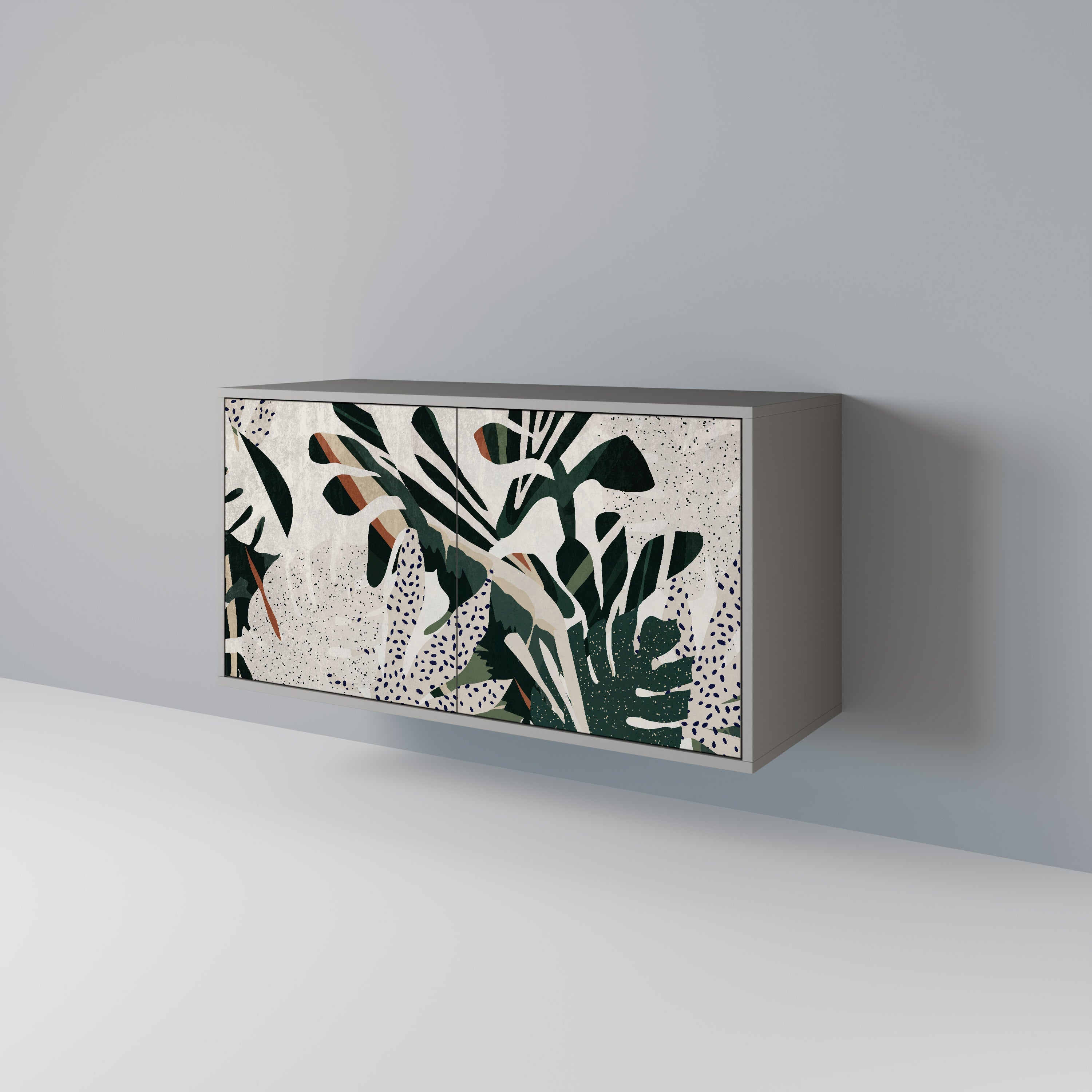 Buffet 2 portes VERDURE FORMATION finition grise