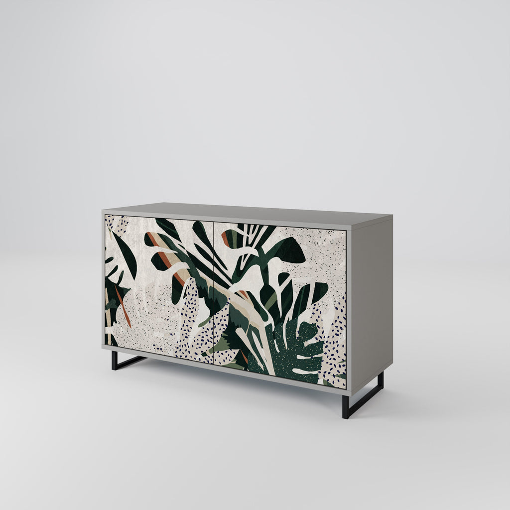 Buffet 2 portes VERDURE FORMATION finition grise