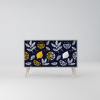 CITRUS BLACK AND WHITE 2-Door Sideboard