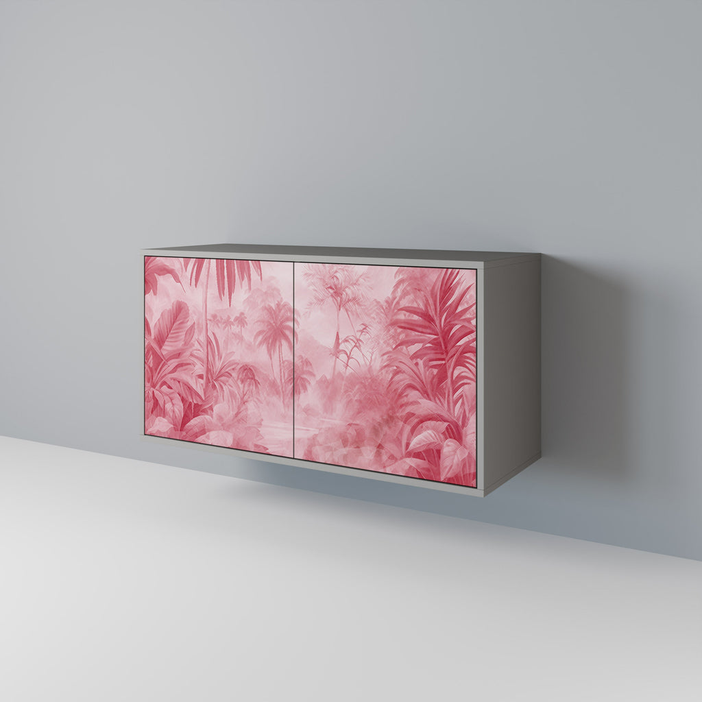 Buffet 2 portes SWEET TROPICS finition grise