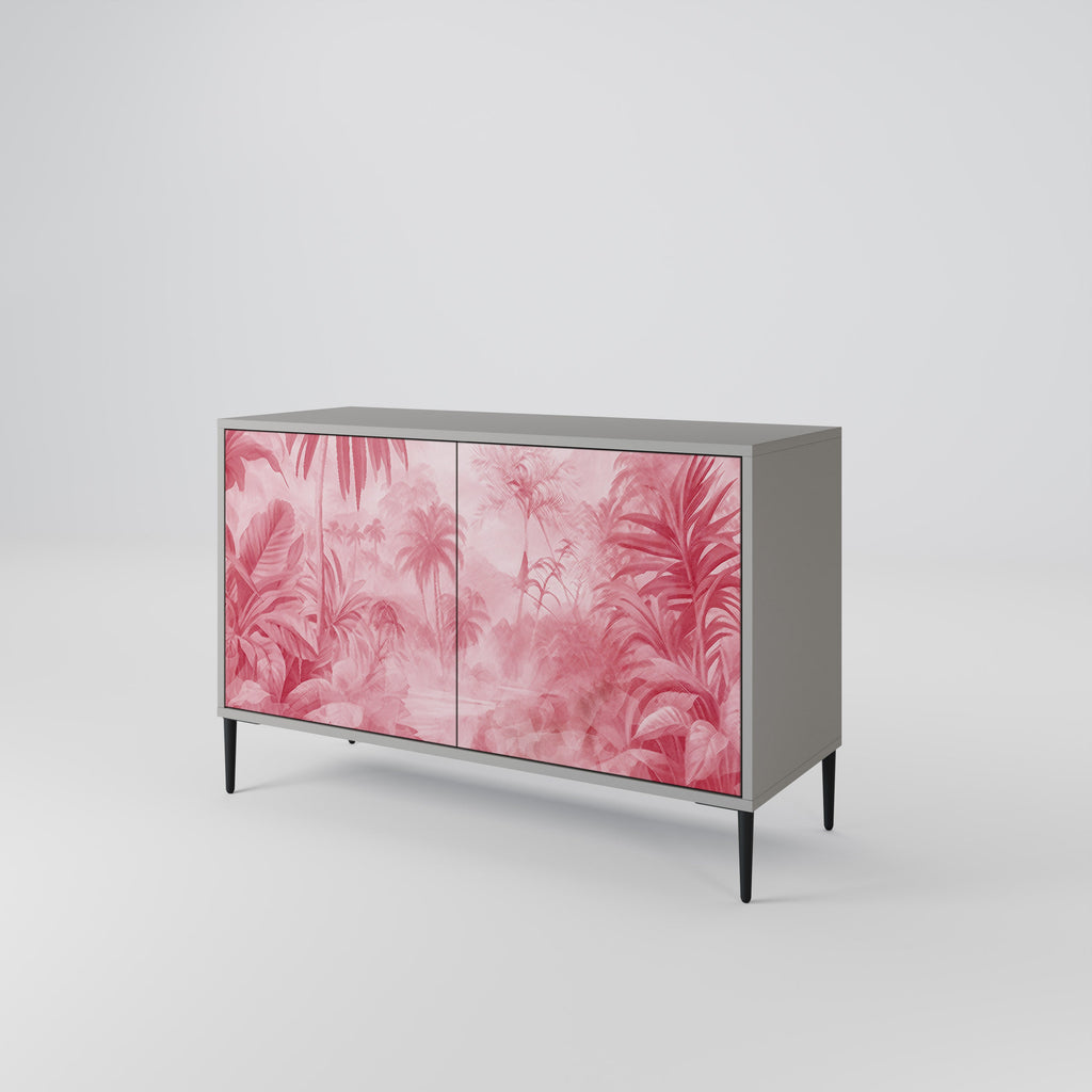 Buffet 2 portes SWEET TROPICS finition grise