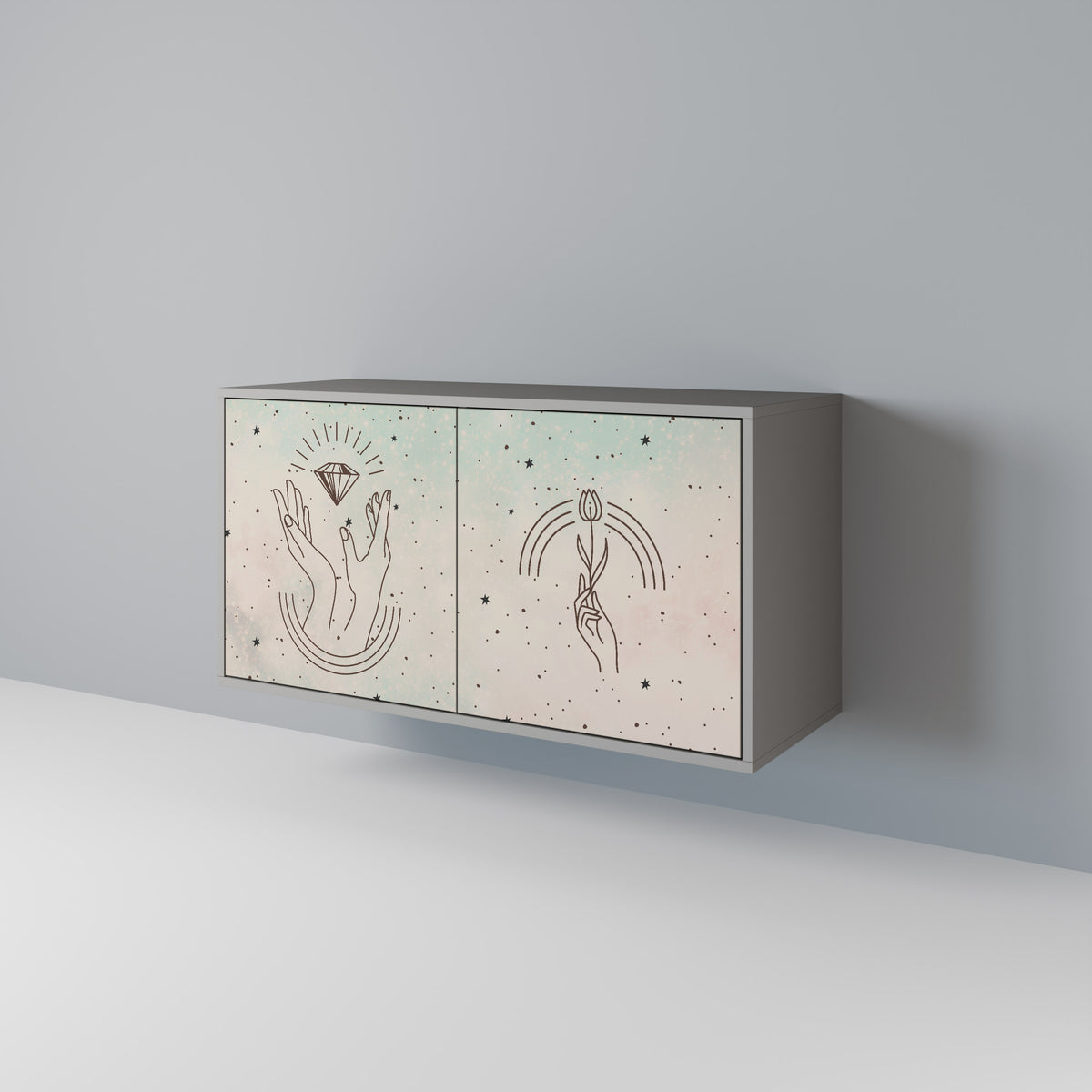 DELICATE BEAUTY 2-Door Sideboard