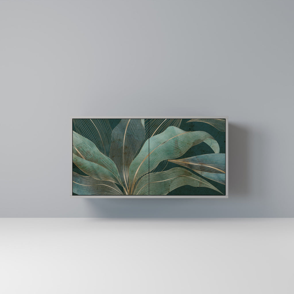 Buffet 2 portes ROYAL GREEN finition grise