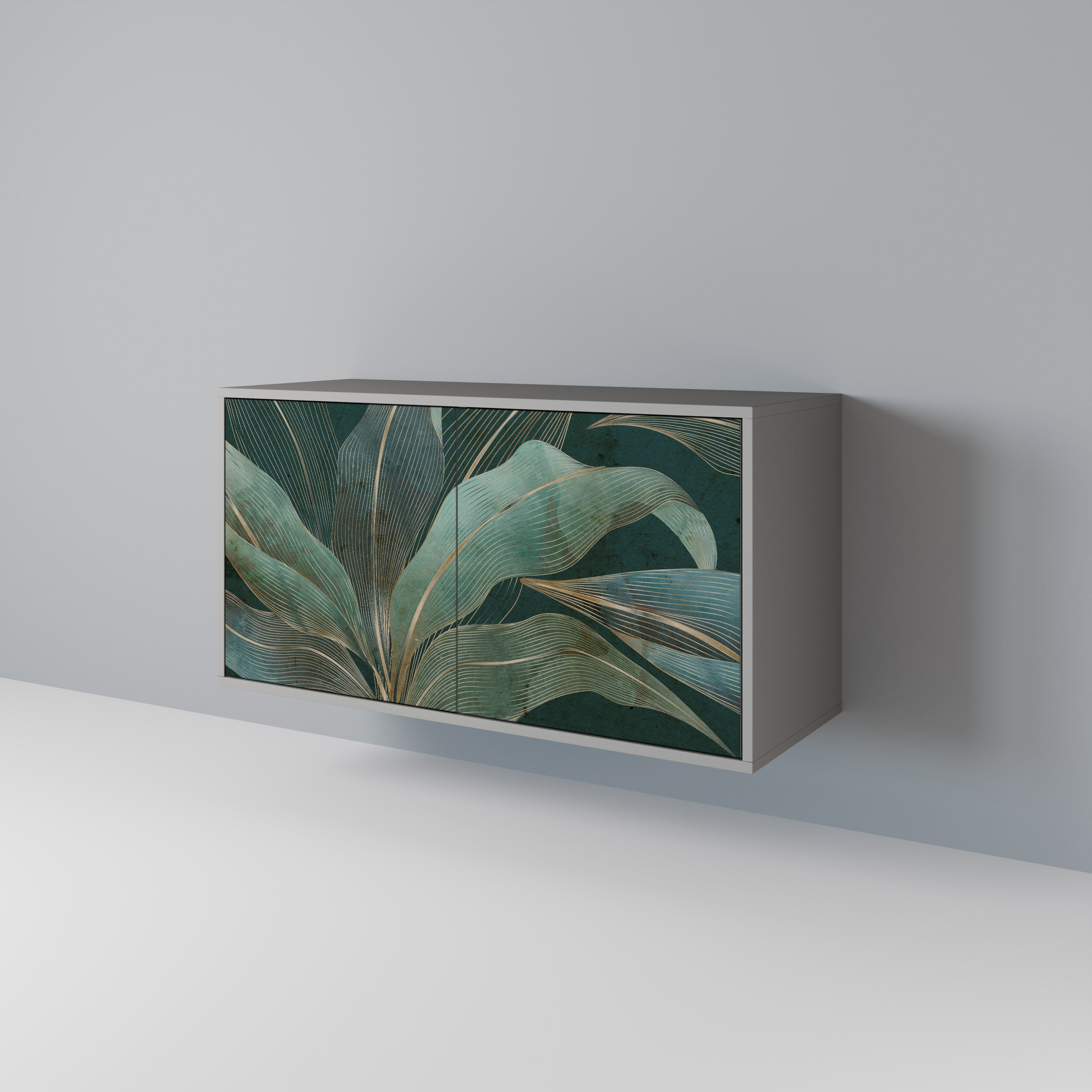 Buffet 2 portes ROYAL GREEN finition grise