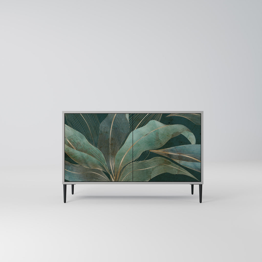 Buffet 2 portes ROYAL GREEN finition grise