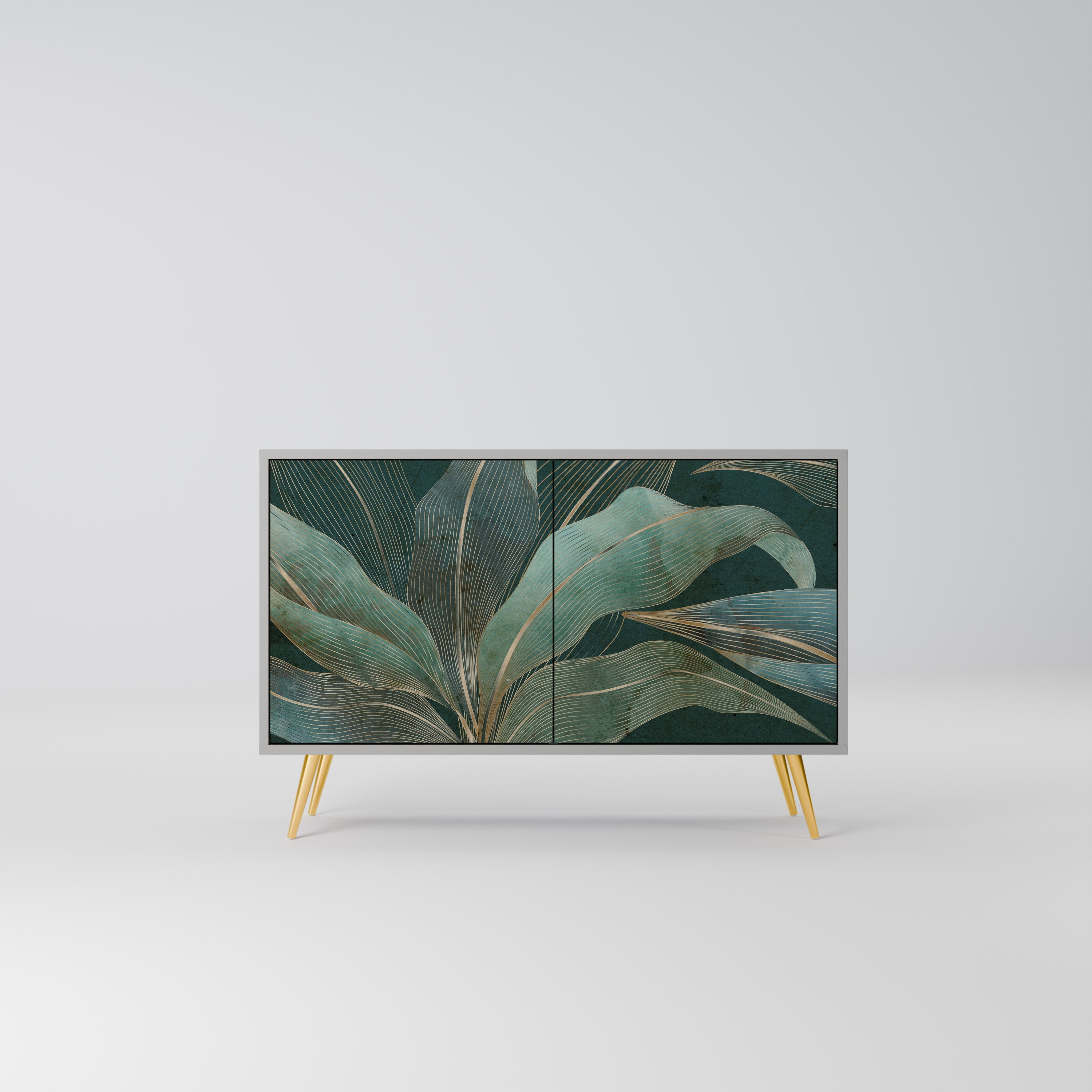 Buffet 2 portes ROYAL GREEN finition grise