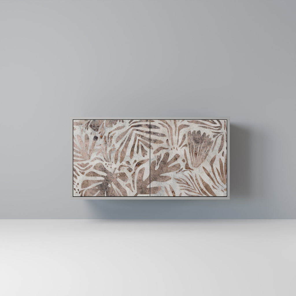 Buffet 2 portes PASSING TIME en finition grise