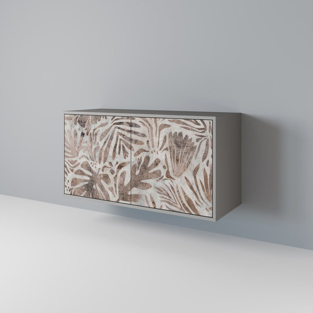 Buffet 2 portes PASSING TIME en finition grise