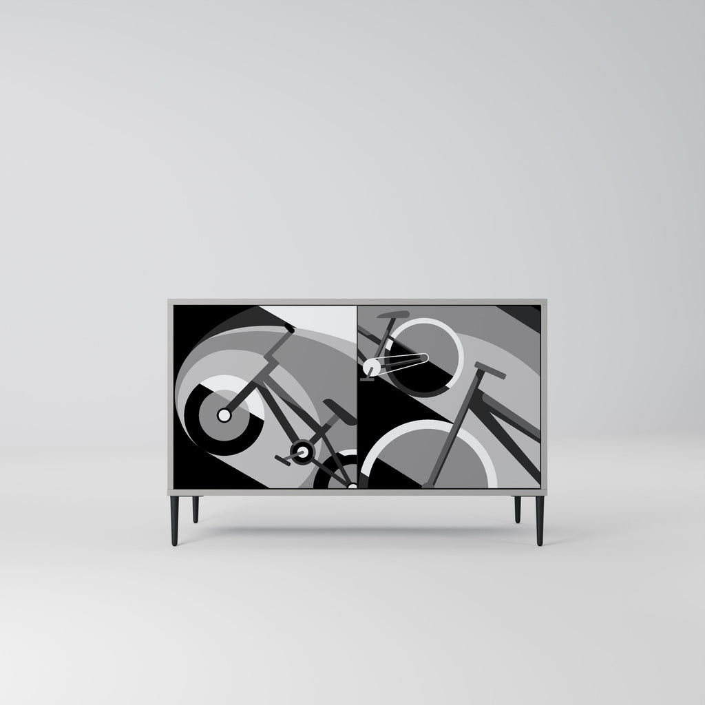 Buffet 2 portes BIKE ENERGY finition grise