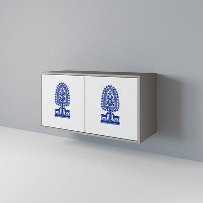 POLISH FOLK ART 2-Door Sideboard