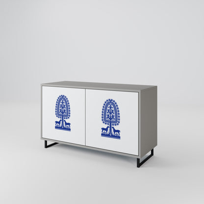 POLISH FOLK ART 2-Door Sideboard