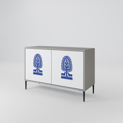POLISH FOLK ART 2-Door Sideboard