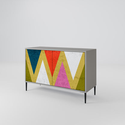 COLORFUL TRIANGLES 2-Door Sideboard