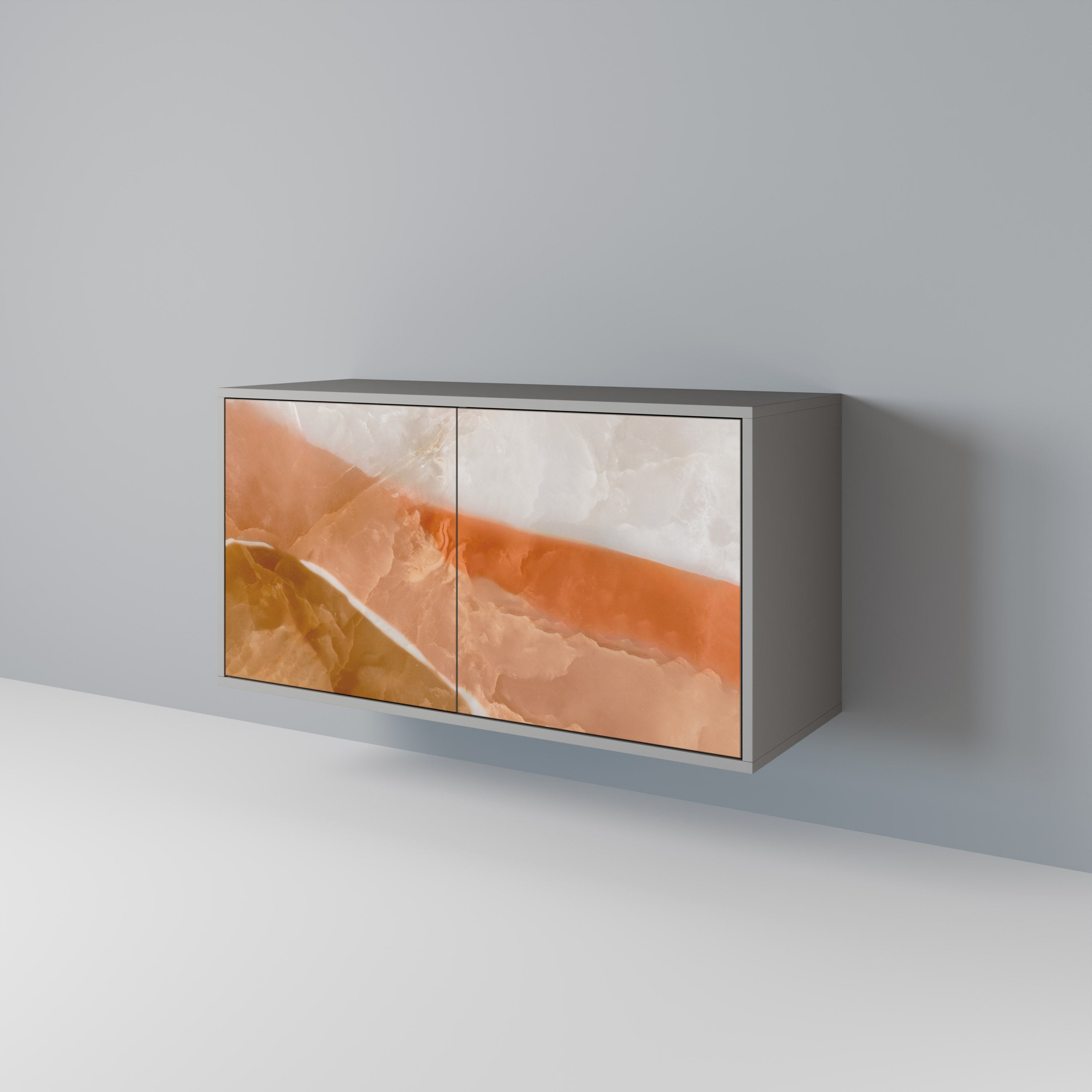 Buffet 2 portes SANDHILLS SPLENDOUR finition grise