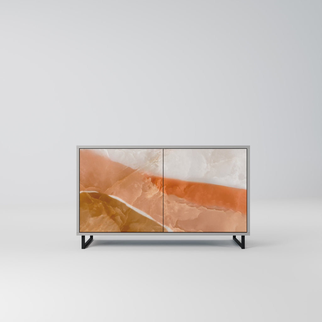 Buffet 2 portes SANDHILLS SPLENDOUR finition grise