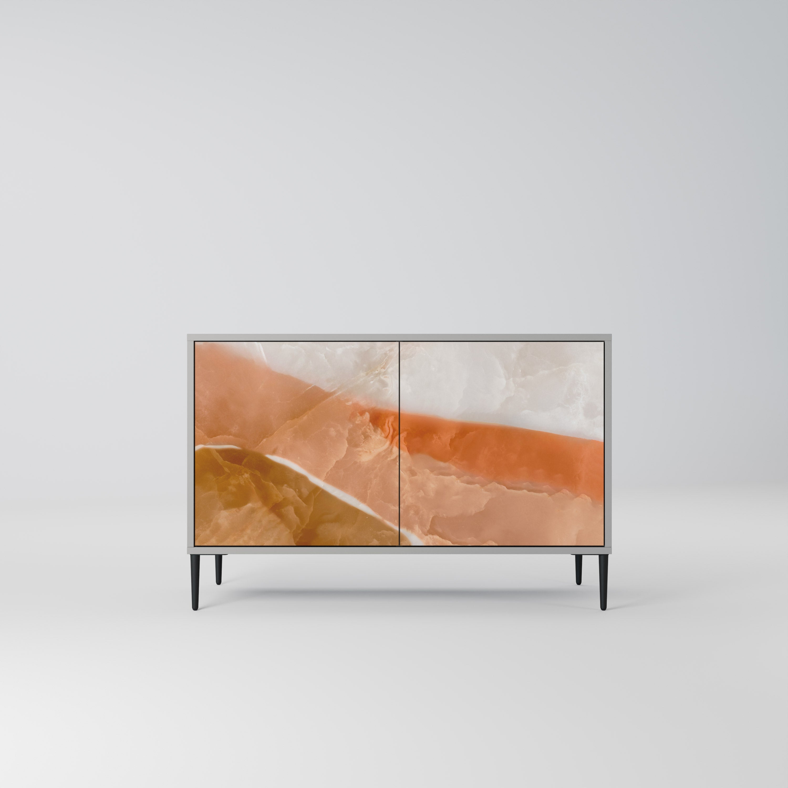 Buffet 2 portes SANDHILLS SPLENDOUR finition grise