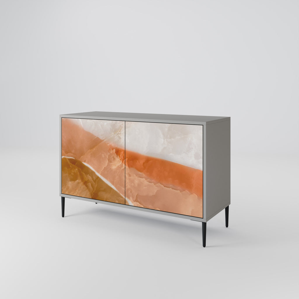 Buffet 2 portes SANDHILLS SPLENDOUR finition grise