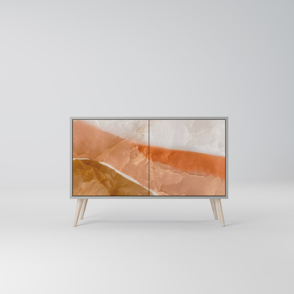 Buffet 2 portes SANDHILLS SPLENDOUR finition grise