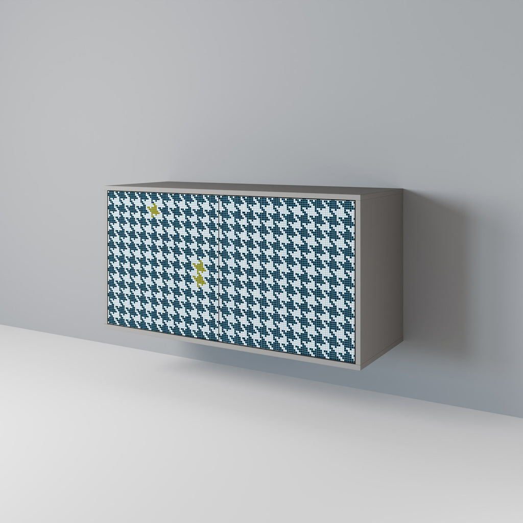 Buffet 2 portes HORS CONTEXTE finition grise