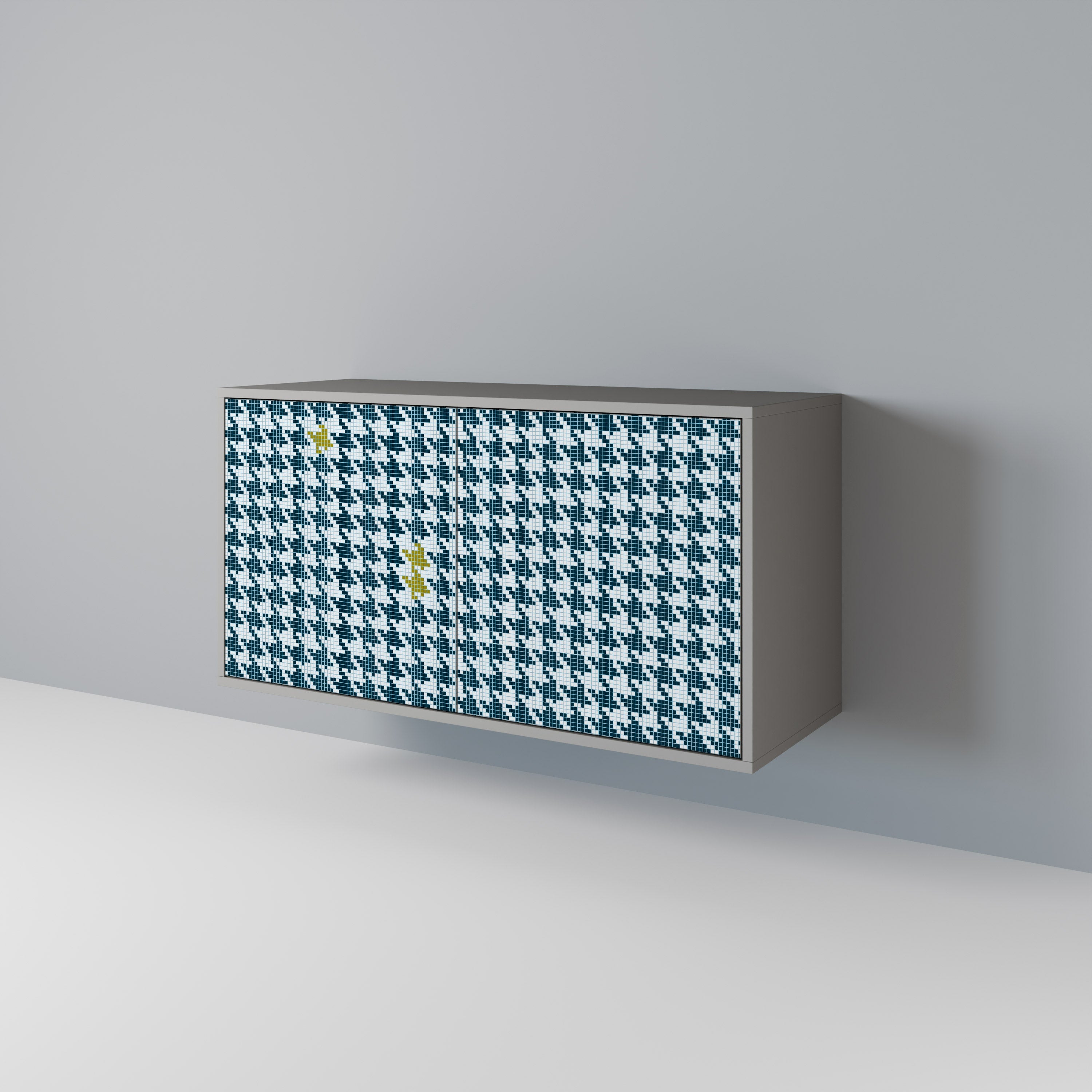 Buffet 2 portes HORS CONTEXTE finition grise