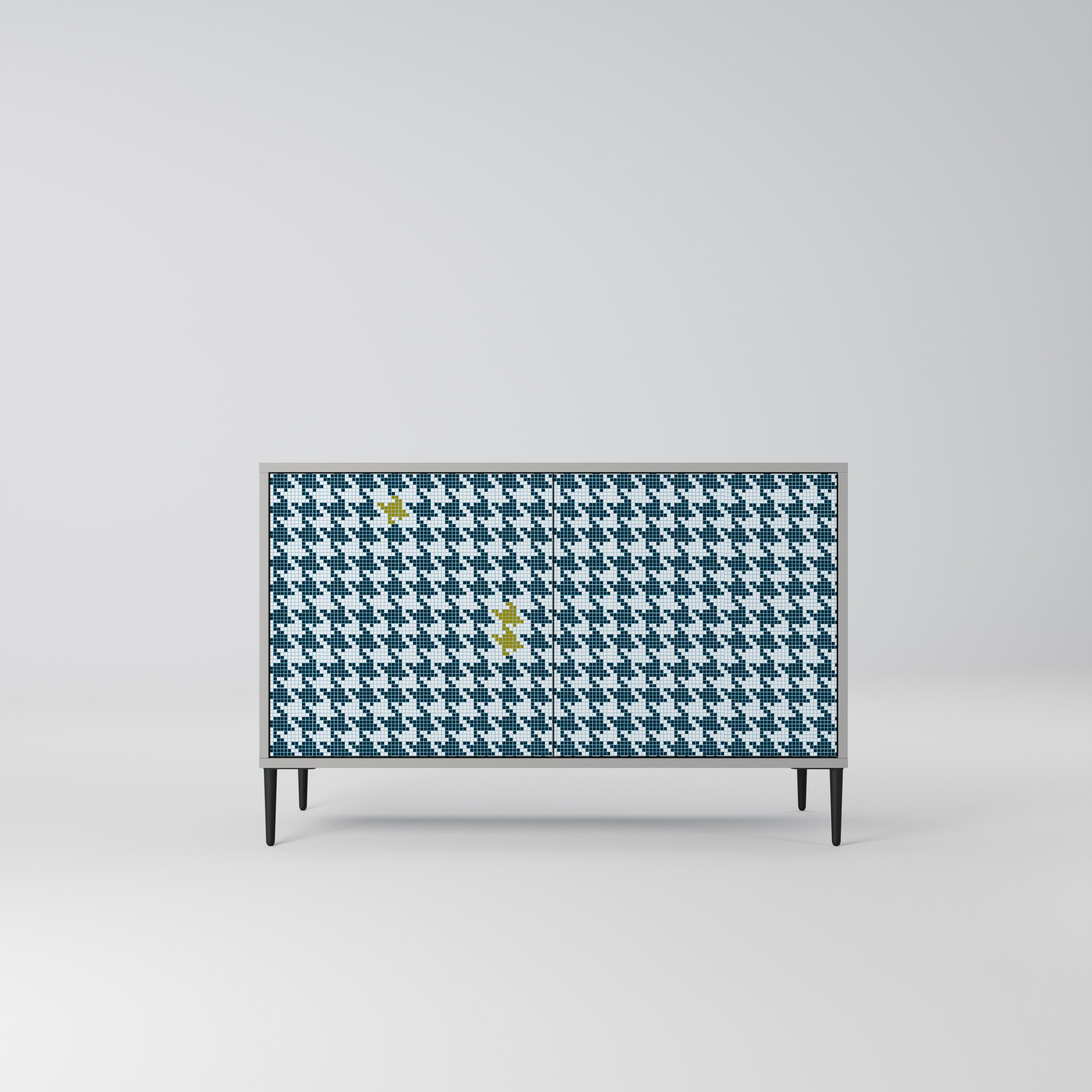 Buffet 2 portes HORS CONTEXTE finition grise