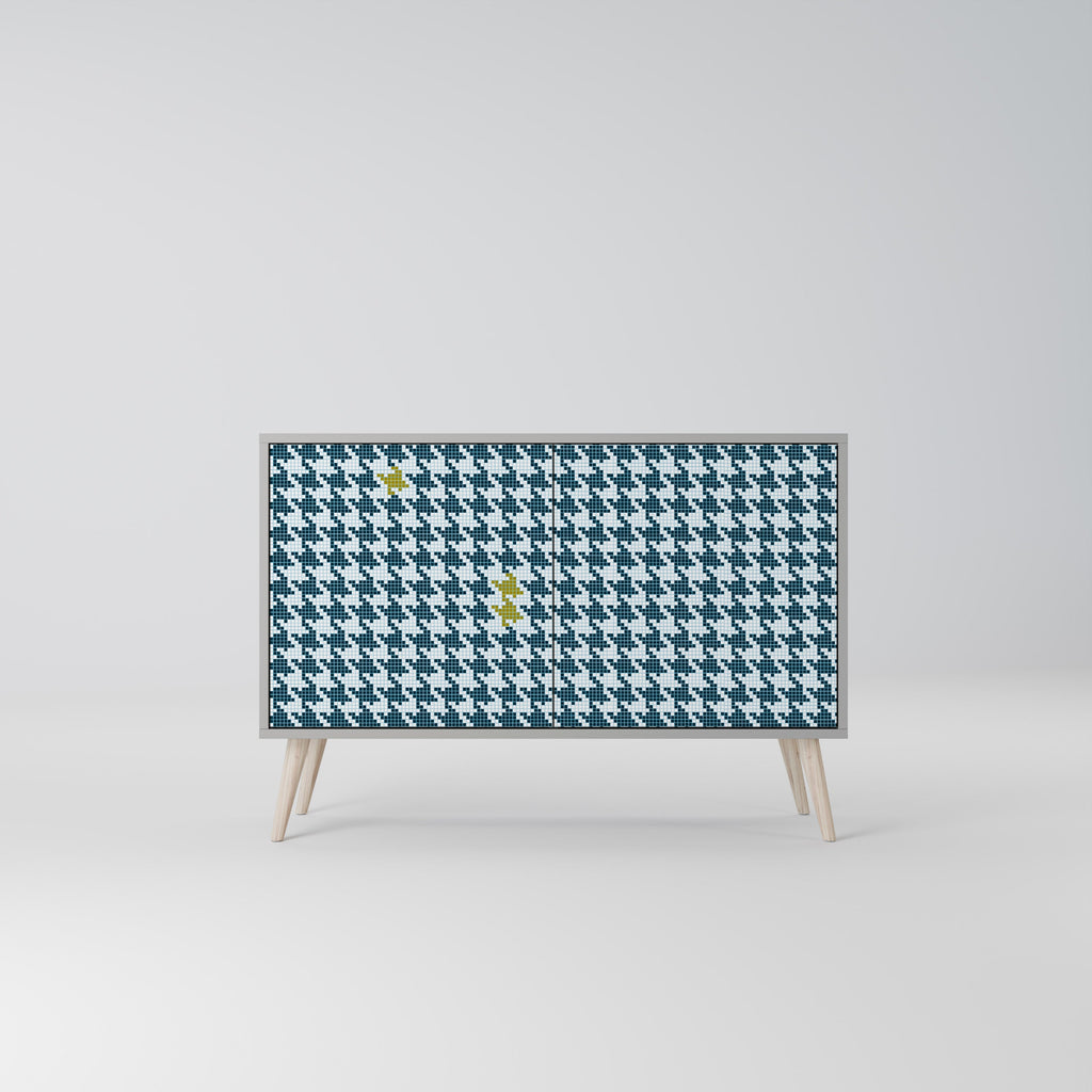 Buffet 2 portes HORS CONTEXTE finition grise