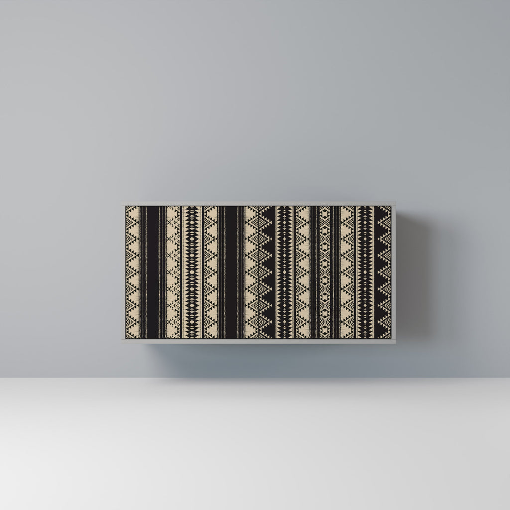 Buffet 2 portes AZTEC finition grise