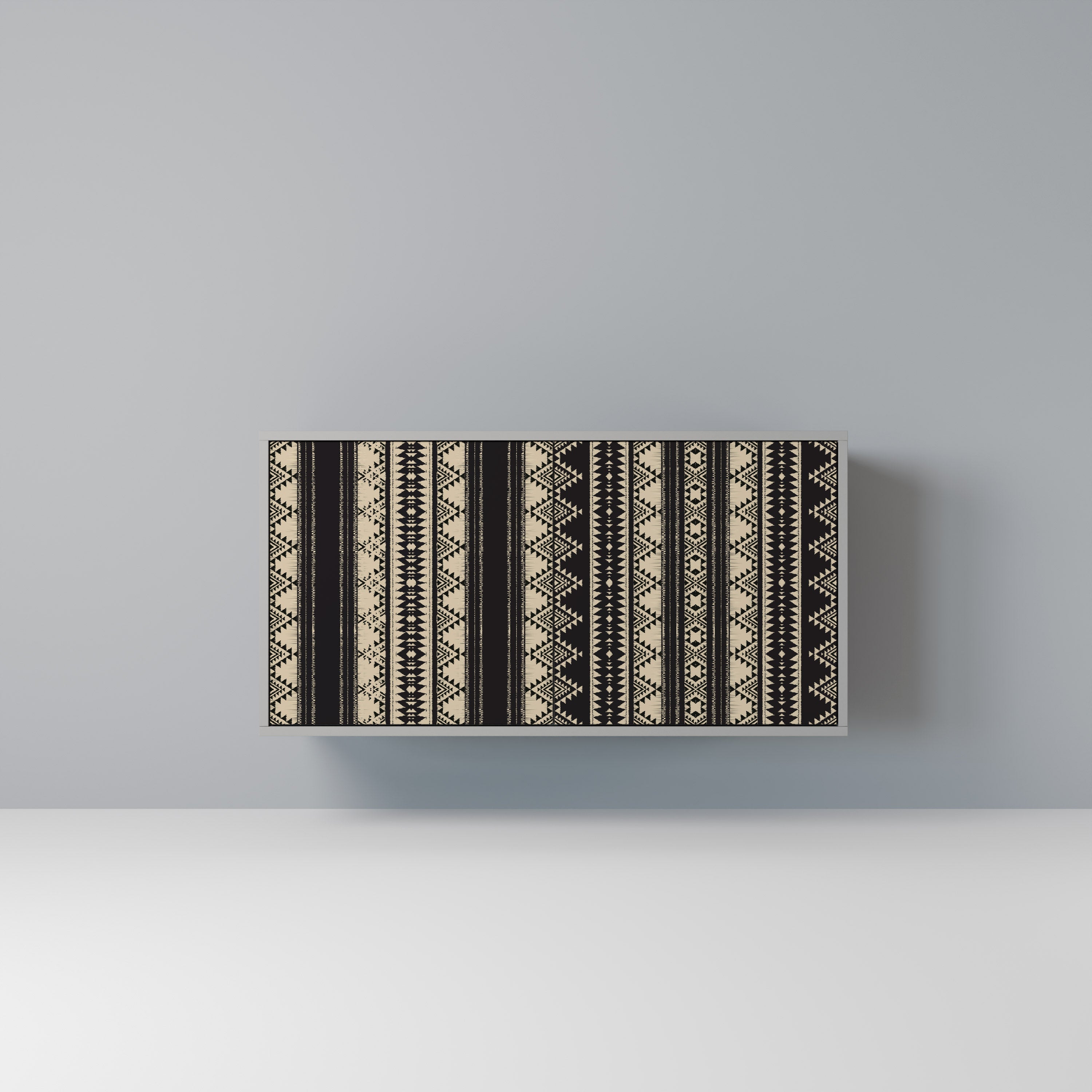 Buffet 2 portes AZTEC finition grise