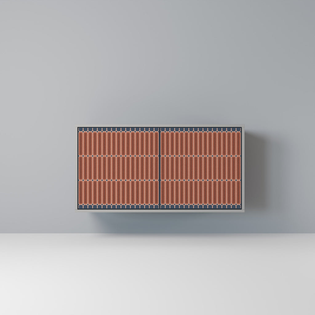 Buffet 2 portes HYPNOTIC GATE finition grise