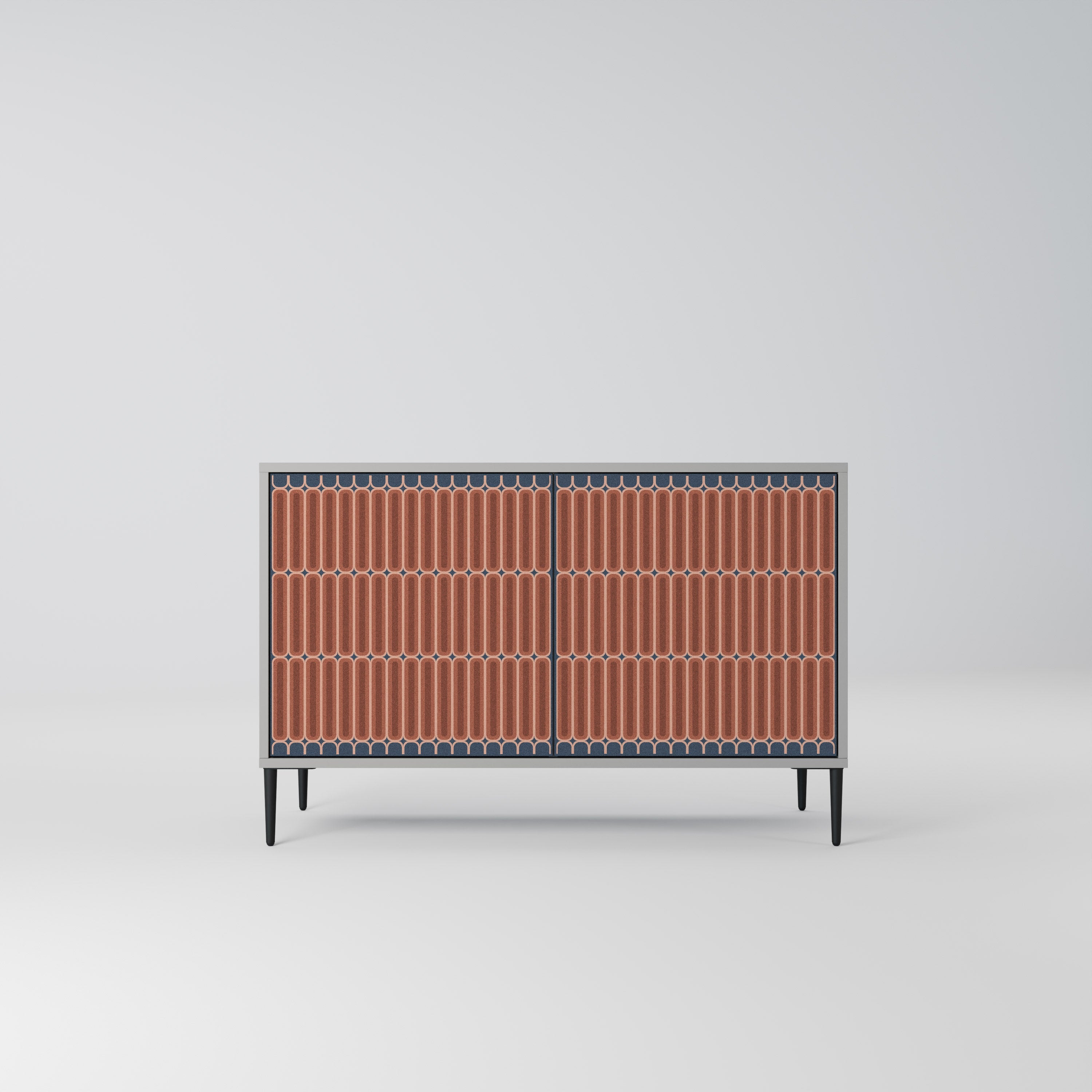 Buffet 2 portes HYPNOTIC GATE finition grise