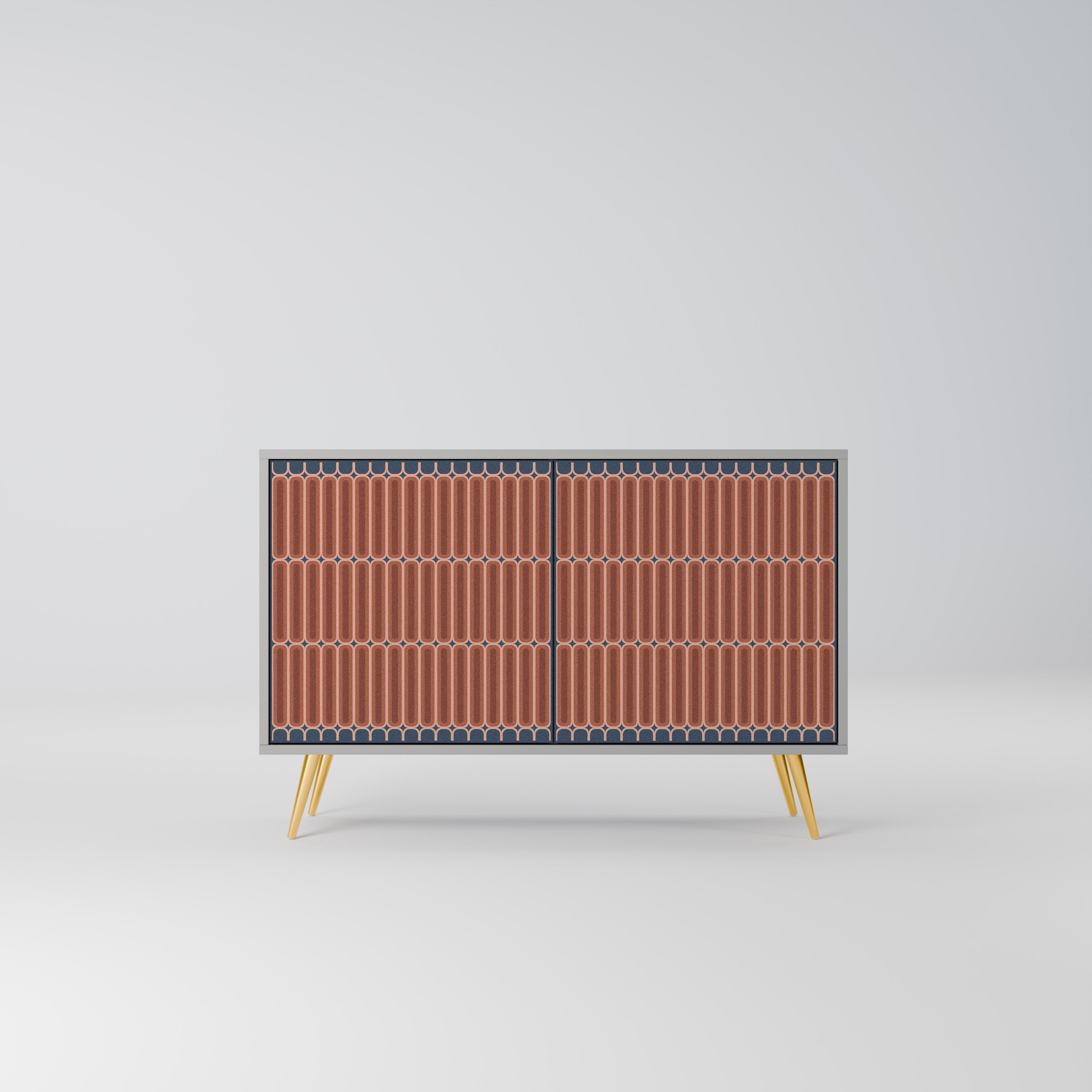 Buffet 2 portes HYPNOTIC GATE finition grise