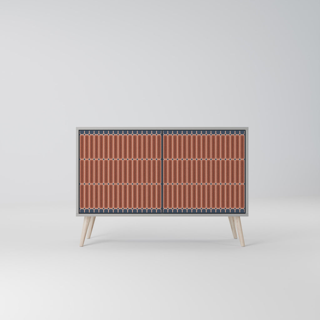 Buffet 2 portes HYPNOTIC GATE finition grise